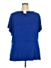 Ashley Stewart Blue Short Sleeve Top Size 26 - 28 Plus - photo 2