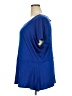 Ashley Stewart Blue Short Sleeve Top Size 26 - 28 Plus - photo 5