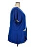 Ashley Stewart Blue Short Sleeve Top Size 26 - 28 Plus - photo 4