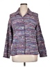 Coldwater Creek Tweed Purple Blazer Size XL - photo 1