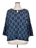 Dana Buchman Blue 3/4 Sleeve Blouse Size XXL - photo 1