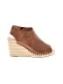 Just Fab Brown Wedges Size 8 - photo 1