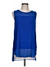 Vince Camuto Blue Sleeveless Blouse Size L - photo 1