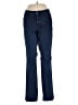 Ann Taylor LOFT Outlet Houndstooth Blue Jeans Size 32 waist - photo 1