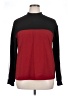 Shein Color Block Red Turtleneck Sweater Size XL - photo 1