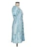 SO 100% Rayon Paisley Blue Casual Dress Size M - photo 4