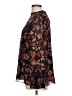 Chico's Floral Black Long Sleeve Blouse Size Lg (2) - photo 5