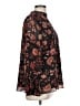 Chico's Floral Black Long Sleeve Blouse Size Lg (2) - photo 4