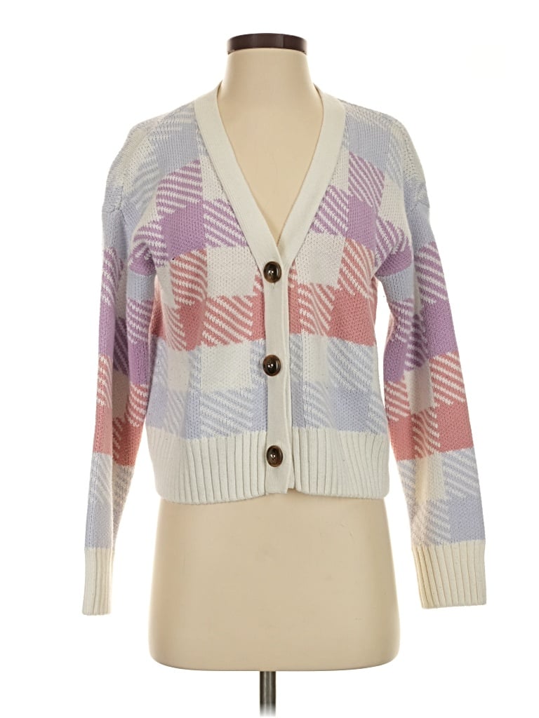 Pre-owned Forever 21 Cardigan Sweater In Ivory