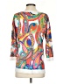 Talbots 100% Cotton Paisley White Pullover Sweater Size S (petite) - photo 2