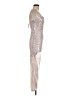 Selfie Leslie Metallic Silver Cocktail Dress Size 16 - photo 4