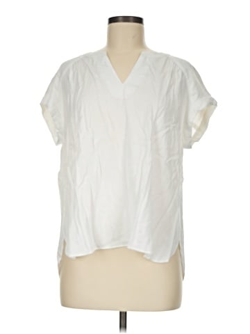 Rose + Olive Short Sleeve Blouse (view 1)