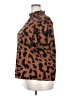 Shein Curve Animal Print Brown Short Sleeve Blouse Size 2X - photo 5