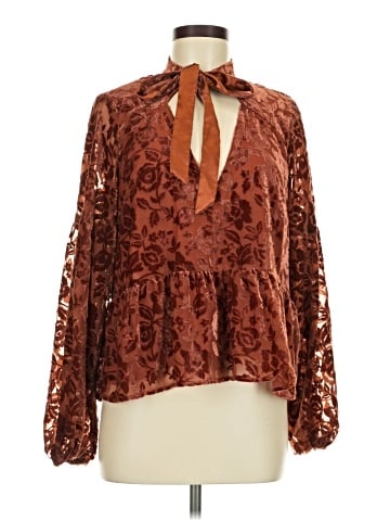 By Anthropologie Long Sleeve Blouse (view 1)