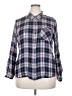 Eddie Bauer Blue Long Sleeve Polo Size 2X - photo 1