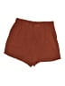 Torrid 100% Cotton Solid Brown Shorts Size 16 Plus - photo 1