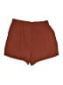 Torrid 100% Cotton Solid Brown Shorts Size 16 Plus - photo 2