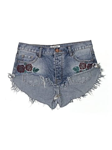 ONE X ONETEASPOON Denim Shorts (view 1)