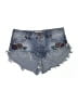 ONE X ONETEASPOON Hearts Blue Denim Shorts Size 27 waist - photo 1