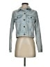 Topshop 100% Cotton Blue Denim Jacket Size 4 - photo 1