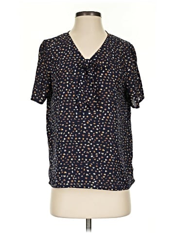 Allegra K Short Sleeve Blouse (view 1)