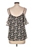 I Heart Ronson 100% Polyester Black Sleeveless Blouse Size L - photo 2