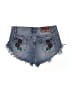 ONE X ONETEASPOON Hearts Blue Denim Shorts Size 27 waist - photo 2