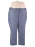 Veronica Beard Blue Linen Pants Size 24 - photo 1