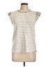 Staccato Ivory Short Sleeve Top Size L - photo 1