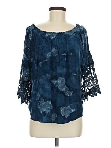 Indigo Thread Co. 3/4 Sleeve Blouse (view 1)