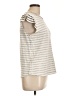 Staccato Ivory Short Sleeve Top Size L - photo 4