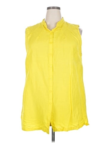 Ashley Stewart Sleeveless Button-Down Shirt (view 1)