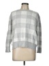 L.L.Bean Checkered-gingham Gray Pullover Sweater Size L - photo 1