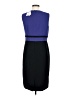 Kasper Color Block Blue Cocktail Dress Size 6 - photo 2