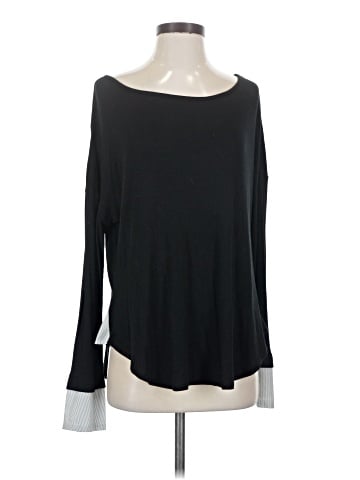 Bordeaux Long Sleeve Top (view 1)