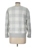 L.L.Bean Checkered-gingham Gray Pullover Sweater Size L - photo 2