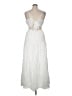 Unbranded 100% Polyester White Casual Dress Size XL - photo 2