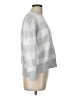 L.L.Bean Checkered-gingham Gray Pullover Sweater Size L - photo 4