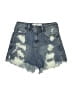 Hollister Blue Denim Shorts Size 25 waist - photo 1