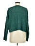 American Eagle Outfitters 100% Polyester Solid Green Pullover Sweater Size M - photo 2
