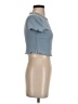 Shein Blue Short Sleeve Turtleneck Size 4 - photo 4