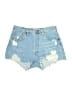 Levi's 100% Cotton Blue Denim Shorts Size 28 waist - photo 1