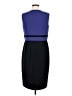 Kasper Color Block Blue Cocktail Dress Size 8 - photo 2