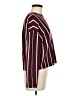 Future Collective Stripes Burgundy Pullover Sweater Size M - photo 4