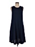 Kate Park Solid Blue Casual Dress Size M (estimated) - photo 1