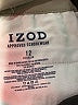 IZOD Solid Tan Khaki Shorts Size 12r - photo 3