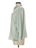 Zara Solid Green Long Sleeve Blouse Size L - photo 5
