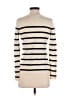 J. McLaughlin Stripes Ivory Pullover Sweater Size M - photo 2