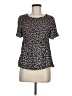 Urban Romantics 100% Rayon Black Short Sleeve Blouse Size M - photo 1
