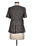 Urban Romantics 100% Rayon Black Short Sleeve Blouse Size M - photo 2